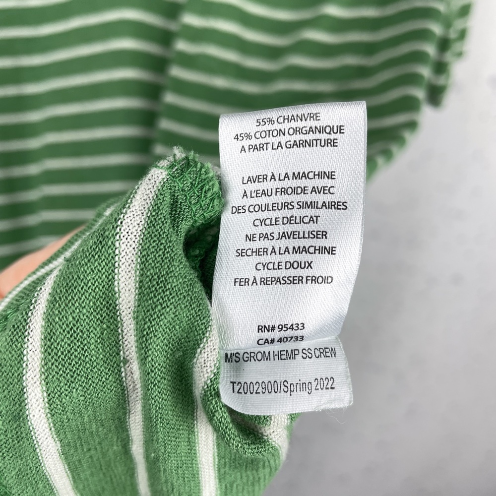 NWT Toad & Co Grom Hemp Short Sleeve Crew Tee S - Picture 9 of 9